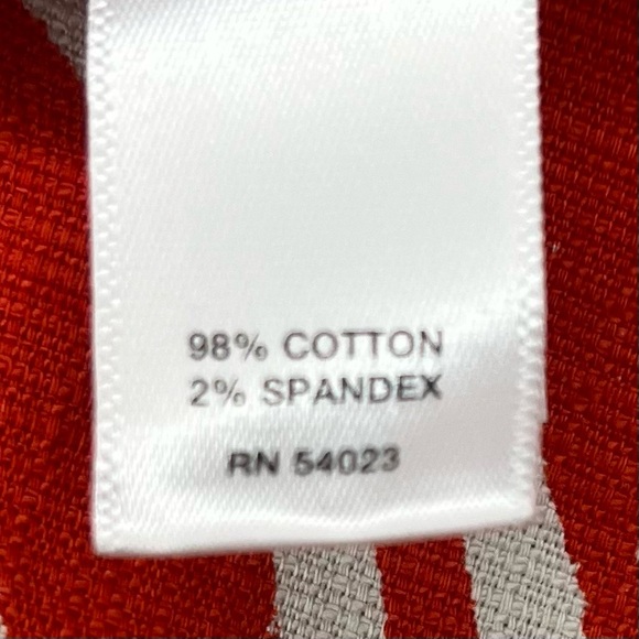 Banana Republic Red and White Cotton Dress - Picture 5 of 5